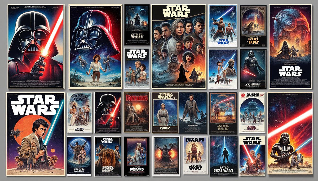 plongez dans l'univers épique de star wars avec notre collection exclusive d'affiches incontournables. idéales pour les fans et collectionneurs, ces œuvres sublimeront votre intérieur !