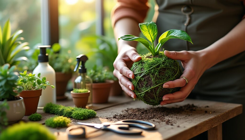 découvrez l'art du kokedama et apprenez à créer votre propre jardin suspendu à la maison. suivez nos conseils pratiques pour donner vie à vos espaces intérieurs avec cette technique japonaise décorative et apaisante.