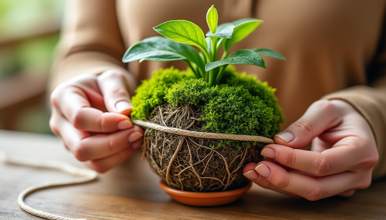 découvrez l'art du kokedama et apprenez à créer votre propre jardin suspendu à la maison ! suivez notre guide étape par étape pour maîtriser cette technique japonaise et embellir votre intérieur avec des plantes uniques et apaisantes.