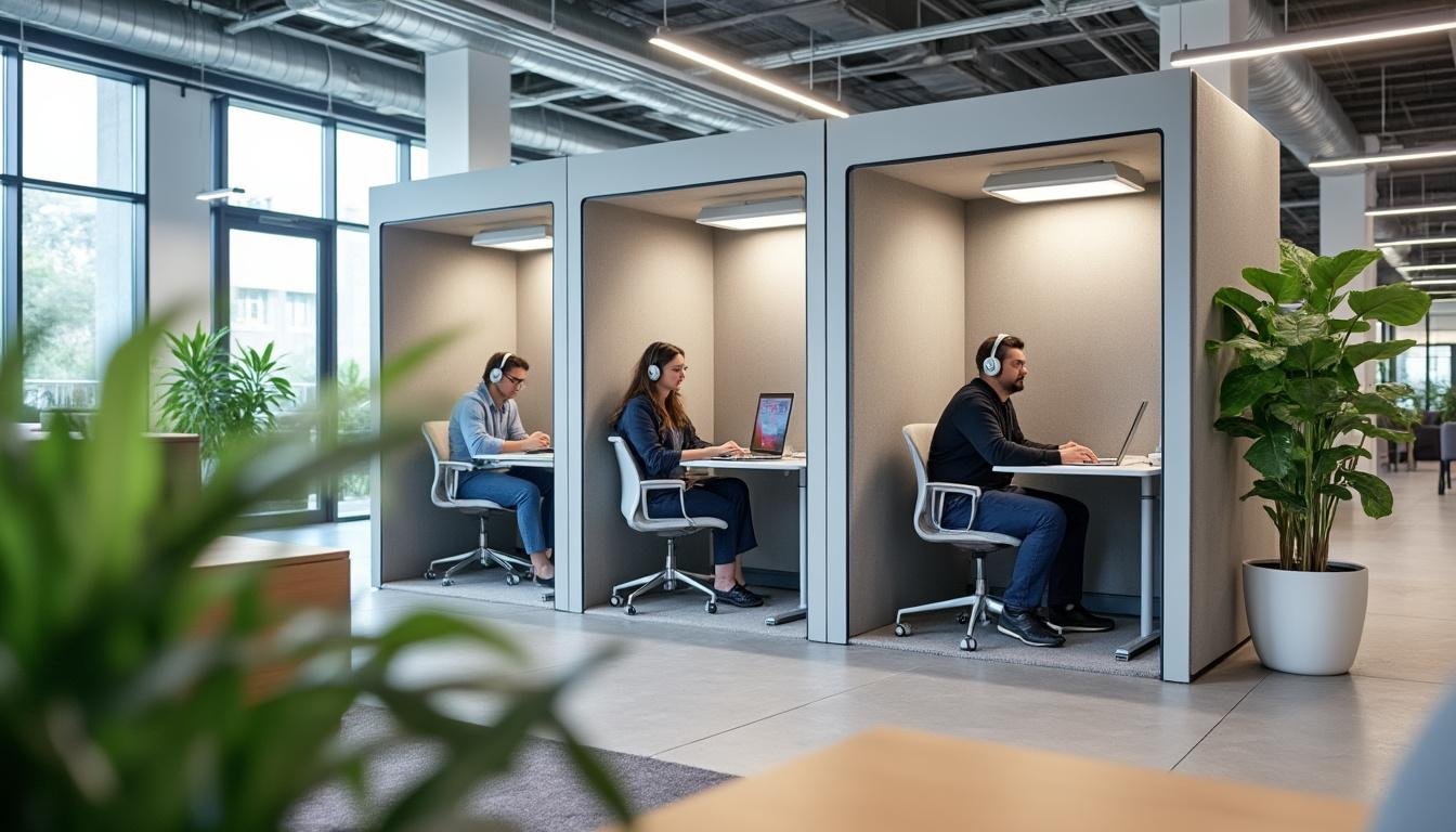 découvrez 10 astuces économiques pour réduire efficacement le bruit dans votre open space et améliorer la concentration au travail.